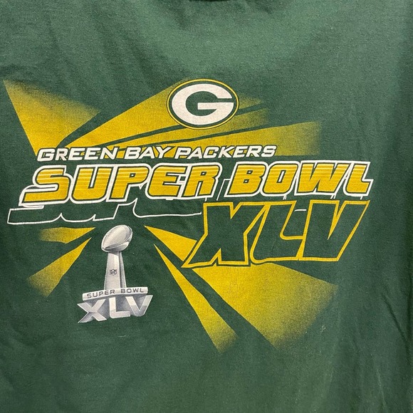 2011 Green Bay Packers Super Bowl‎ XLV Long Sleeve Shirt M Medium - Picture 2 of 8